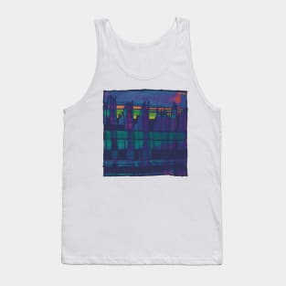 Liminal Space Blue Abstraction Tank Top